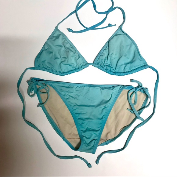 Light Blue Sea Wave Bikini Set for Girls and Women | Mermaid Bikini Swimwear